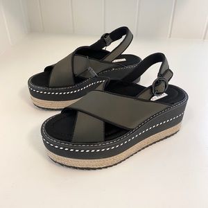 Zara Trafaluc Strappy Platform Sandals